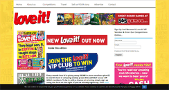 Desktop Screenshot of loveitmagazine.co.uk